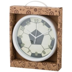 Часы настенные кварцевые «Футбол» (22 см) - Фото 1