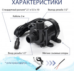 Насос погружной дренажный центробежный ELfoC N1-R (БЕЗ блока питания) - Фото 5