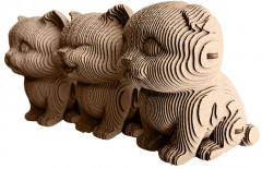 3D пазл «Три котика» - Фото 2