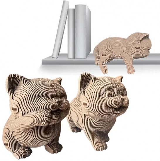 3D пазл «Еще три котика»