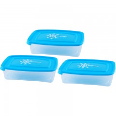 Комплект контейнеров для замораживания продуктов «Морозко» (3 шт.), (в ассортименте) - Фото 1