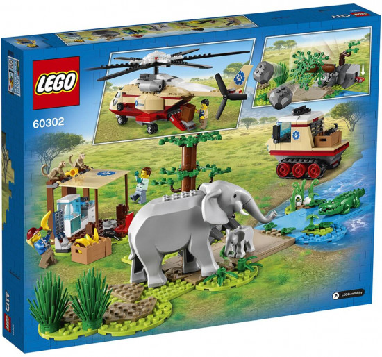 Конструктор LEGO® 60302 Операция по спасению зверей