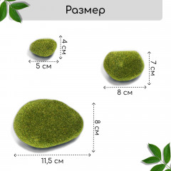 Мох искусственный «Камни» - Фото 3