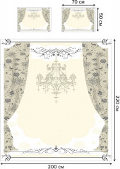 Комплект постельного белья «Элегантный занавес» - Фото 2