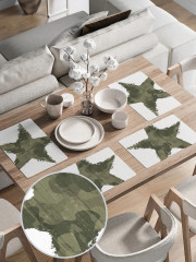 Набор салфеток сервировочных «Камуфляжная звезда» - Фото 1