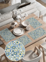 Набор салфеток сервировочных «Португальский азулежу» - Фото 1