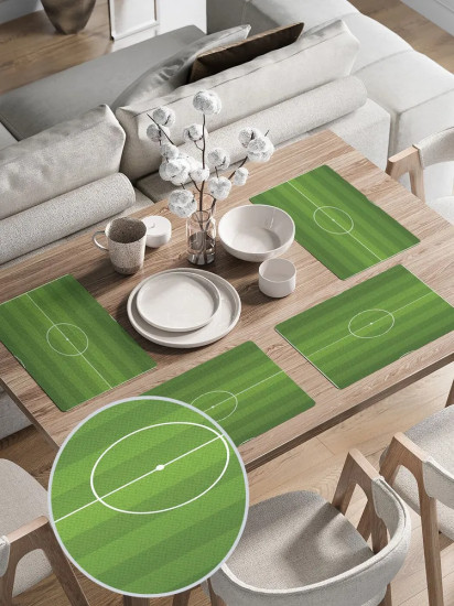 Набор салфеток сервировочных «Футбольное поле»