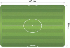 Набор салфеток сервировочных «Футбольное поле» - Фото 2