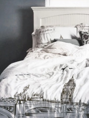 Комплект постельного белья «Лондонские очертания» - Фото 1