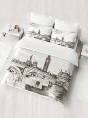 Комплект постельного белья «Лондонские очертания» - Фото 3