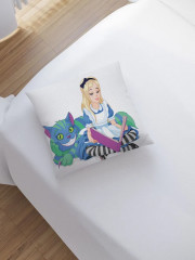 Наволочка декоративная «Кот слушает сказки» - Фото 1