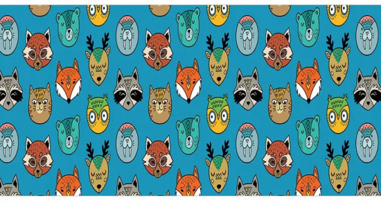 Корзины для белья «Енот, лиса и кот»