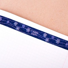 Лента клейкая декоративная «Россыпь серебра» - Фото 1