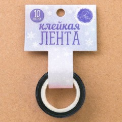 Лента клейкая декоративная «Новогодняя гирлянда» - Фото 2