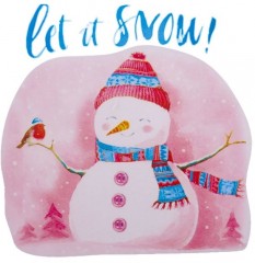 Термонаклейка для текстильных изделий «Let it snow» - Фото 1