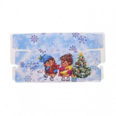 Сборная коробка-конфета «Веселого Нового года!» (18х28х10 см) - Фото 1