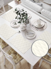 Набор салфеток сервировочных «Ромбовидные складки» - Фото 4