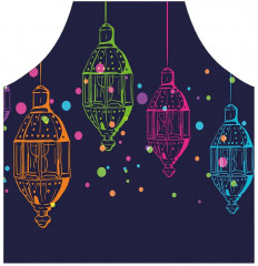 Фартук кухонный «Цветные светильники» - Фото 2