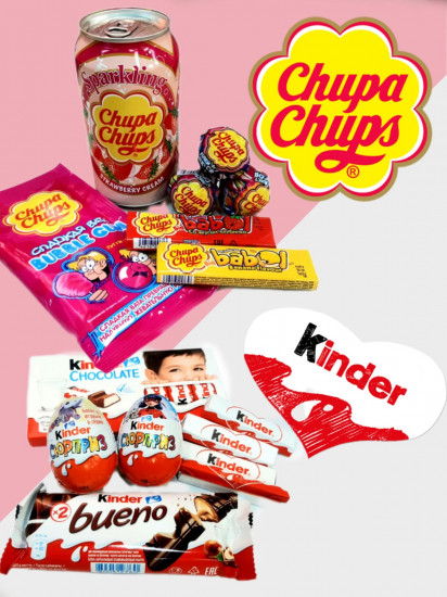 Набор подарочный «Kinder» и «Chupa Chups»