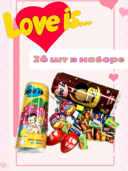 Подарочный набор сладостей «Love is»