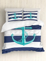 Комплект постельного белья «Блестящий якорь» - Фото 4