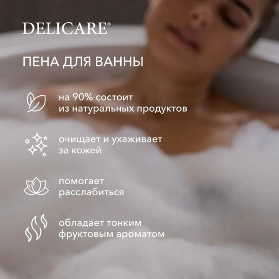 Пена для ванны «Мята и малина»