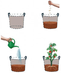 Мешок для хранения и рассады декоративный - Фото 6