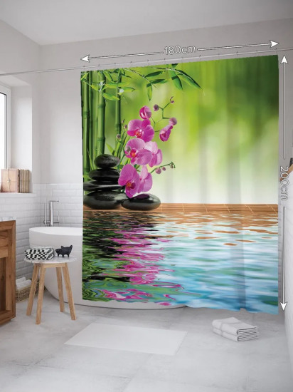Штора для ванной «Водная релаксация»