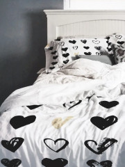 Комплект постельного белья «Рисунки сердец» - Фото 2