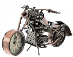 Фигурка декоративная с часами «Мотоцикл» - Фото 1