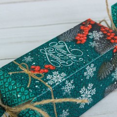 Складная коробка конфета-хлопушка «Тепла и уюта» - Фото 1