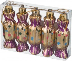 Набор елочных украшений «Конфеты» (5 шт) - Фото 1