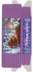 Подарочная коробка «Мишки» (14х7х26 см) - Фото 2