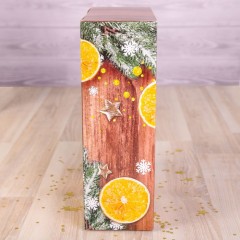 Коробка подарочная «Зимние мандарины» - Фото 1