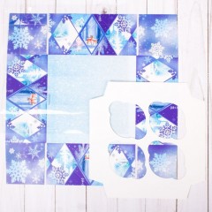 Коробка для капкейка «Новогодняя сказка» - Фото 2