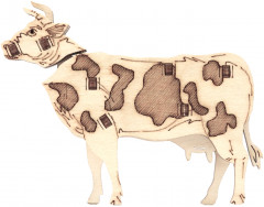 Конструктор деревянный «Коровка Дора» - Фото 3