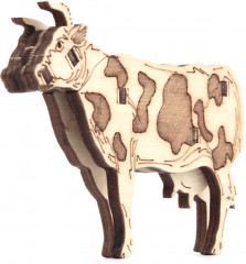 Конструктор деревянный «Коровка Дора» - Фото 4