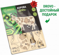 Конструктор деревянный «Коровка Дора» - Фото 9