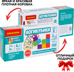 Игра настольная «Логикубики» - Фото 17