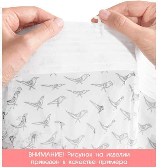 Комплект тюлей «Теплые розы»