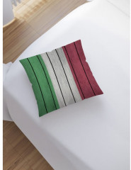Наволочка декоративная «Деревянные доски цвета Итальянского флага» - Фото 1