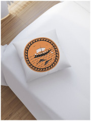 Наволочка декоративная «Античный корабль» - Фото 1