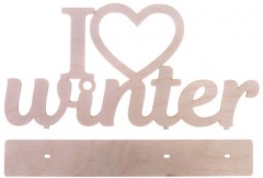 Декор на подставке «I love winter» - Фото 2