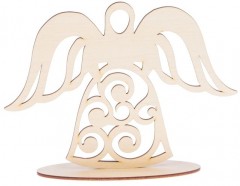 Деревянная фигурка на подставке «Ангел» - Фото 1