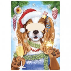 Набор фотобутафории плакатов «Встречаем год собаки» - Фото 3