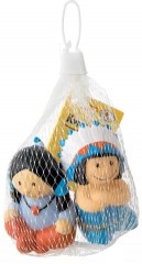 Набор игрушек-брызгалок для ванны «Индейцы» (2 шт) - Фото 3