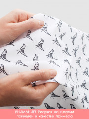 Штора для ванной «Акварельные ирисы» - Фото 2