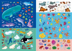 600 наклеек. Подводный мир - Фото 1