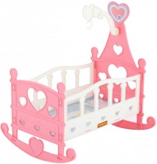 Кроватка-качалка сборная для кукол №3 (8 элементов) - Фото 1