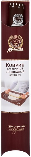 Коврик кулинарный со шкалой